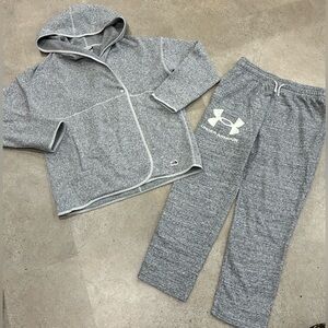 Womens NORTH FACE/UNDER ARMOUR Jacket & Sweatpants, sz Large